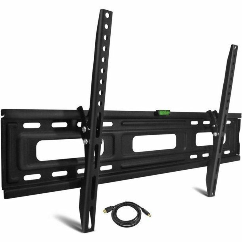 Onn Tilting TV Wall Mount Kit 24-84in Black New HDMI Cable Included